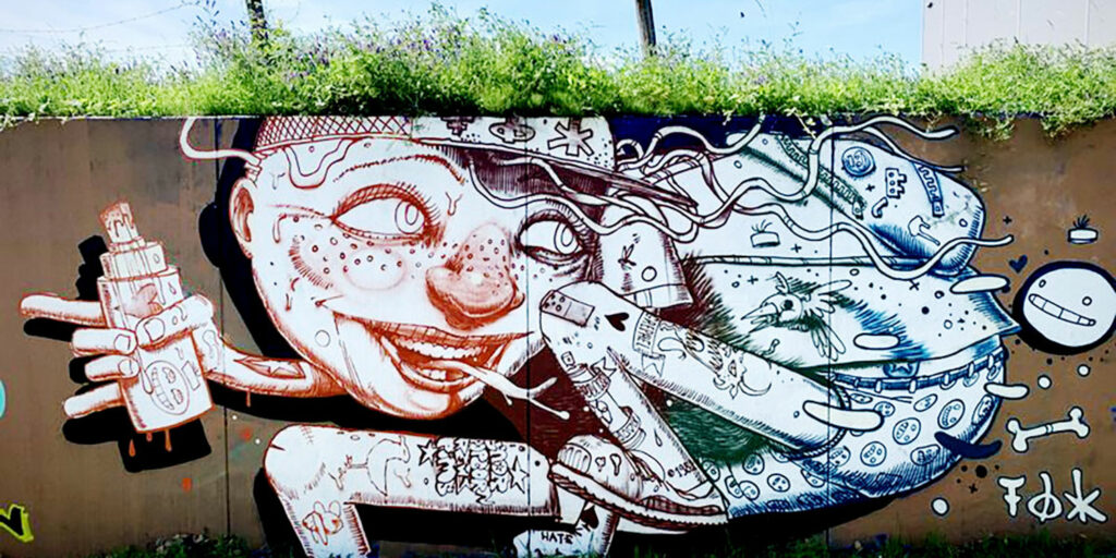 Stadtsprühen: Graffiti-Jam